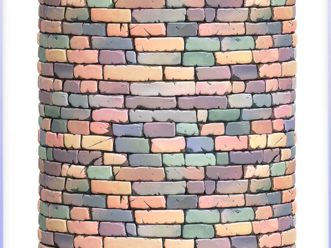 Stylized Wall Seamless Texture CG Textures