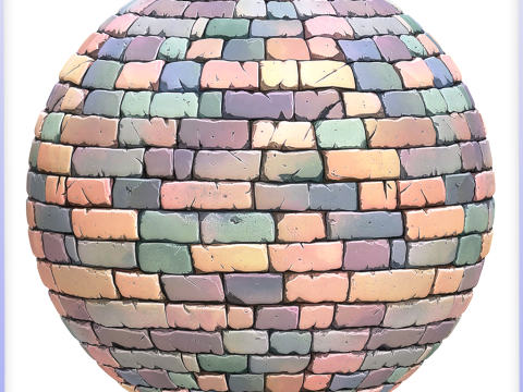 Stylized Wall Seamless Texture CG Текстуры