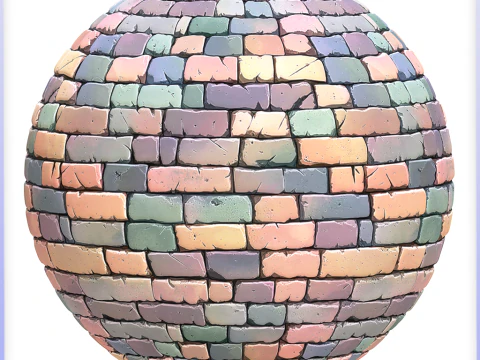 Stylized Wall Seamless Texture CG Textures