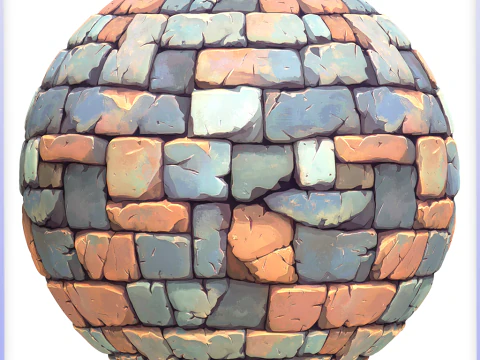 Stylized Wall Seamless Texture CG Textures