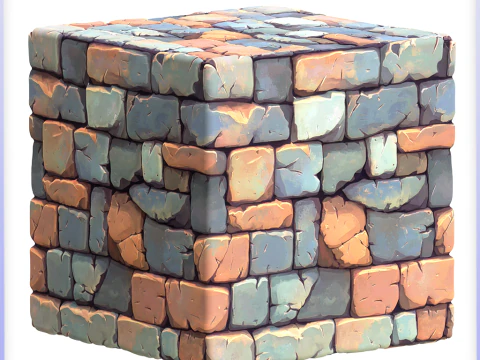Stylized Wall Seamless Texture CG Textures