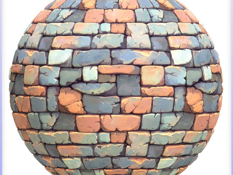 Stylized Wall Seamless Texture CG Textures