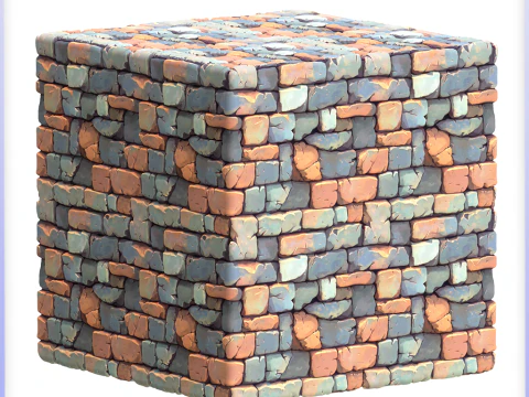 Stylized Wall Seamless Texture CG Textures