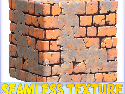 Stylized Wall Seamless Texture CG टेक्स्चर्स