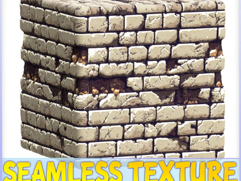 Stilize Duvar Sorunsuz Doku CG Dokuları