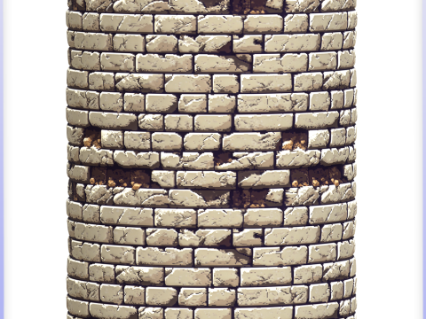 Stylized Wall Seamless Texture CG Textures