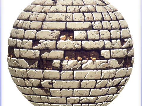 Stylized Wall Seamless Texture CG Textures