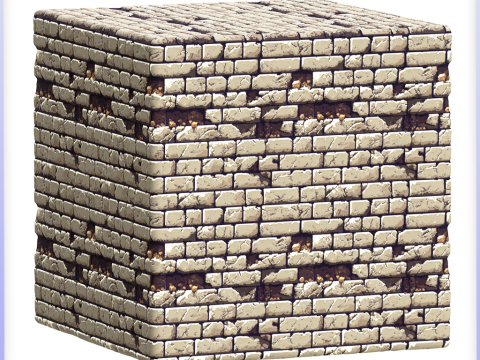 Stylized Wall Seamless Texture CG Textures
