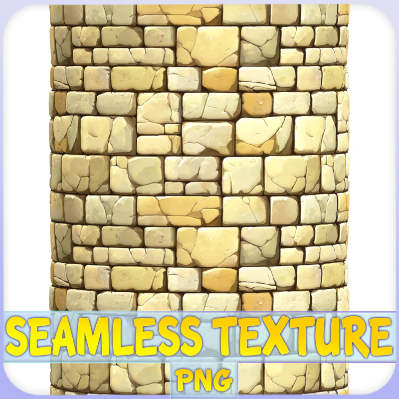 Stylized Wall Seamless Texture CG Textures .c4d .max .obj .3ds .fbx .stl .blend 