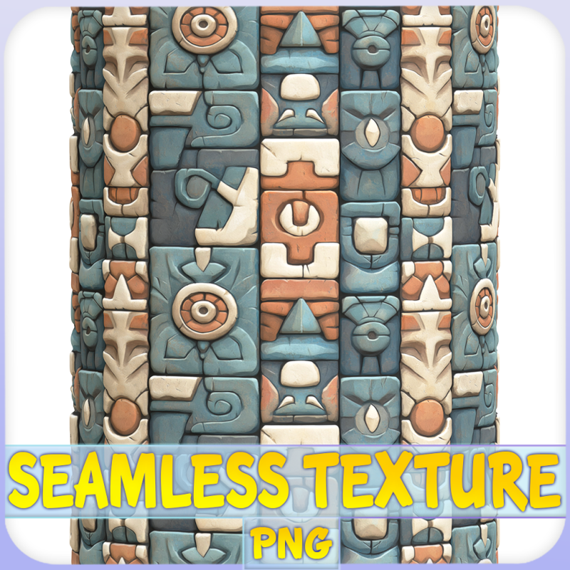 Stylized Wall Seamless Texture CG 纹理 .c4d .max .obj .3ds .fbx .stl .blend 
