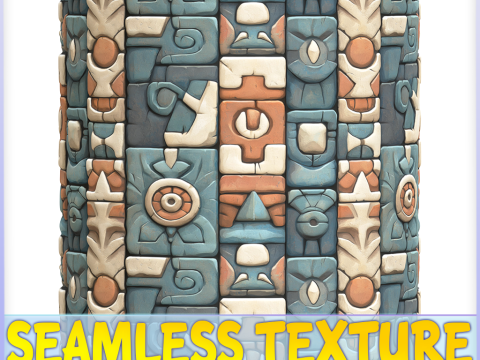 Stylized Wall Seamless Texture CG Текстури