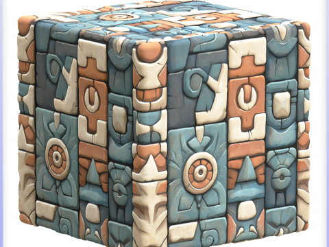Stylized Wall Seamless Texture CG 纹理