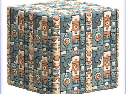 Stylized Wall Seamless Texture CG 纹理