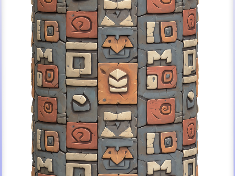 Stylized Wall Seamless Texture Texturas CG