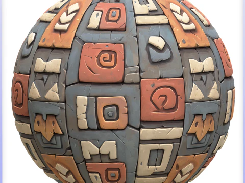 Stylized Wall Seamless Texture CG Textures