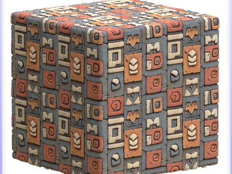 Stylized Wall Seamless Texture Texturas CG