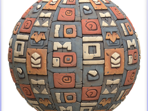 Stylized Wall Seamless Texture Texturas CG