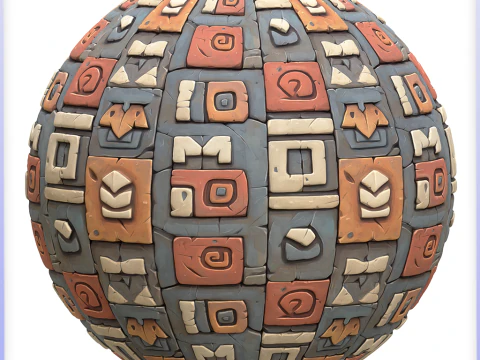 Stylized Wall Seamless Texture CG Textures