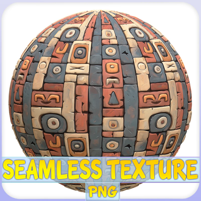 Stylized Wall Seamless Texture CG Textures .c4d .max .obj .3ds .fbx .stl .blend 