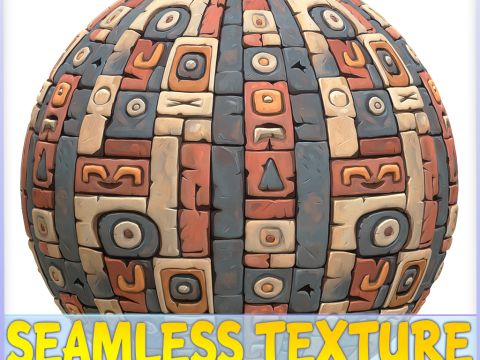 Stylized Wall Seamless Texture CG Textures