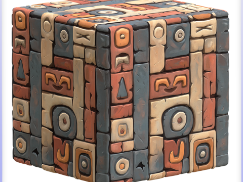 Stylized Wall Seamless Texture CG Текстури