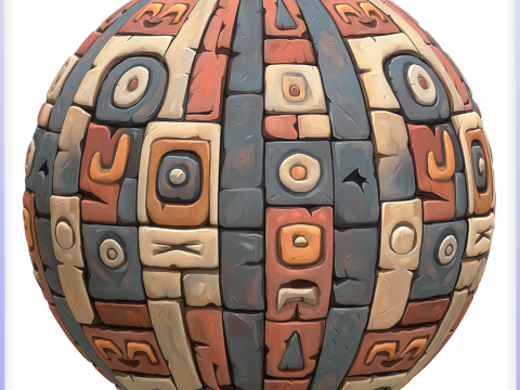 Stylized Wall Seamless Texture CG Текстури