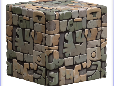 Stylized Wall Seamless Texture CG 纹理