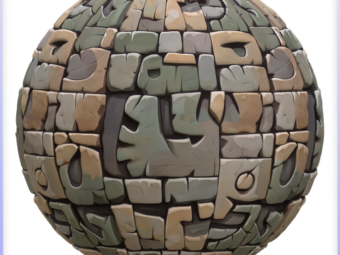 Stylized Wall Seamless Texture CG 纹理