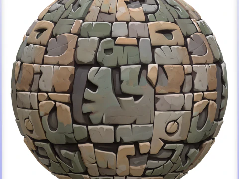 Stylized Wall Seamless Texture CG Textures