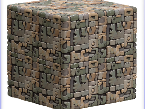 Stylized Wall Seamless Texture CG 纹理