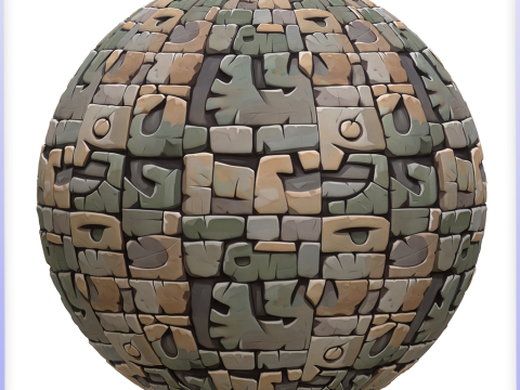 Stylized Wall Seamless Texture CG 纹理