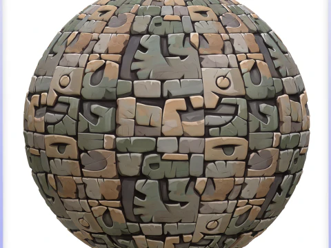 Stylized Wall Seamless Texture CG Textures