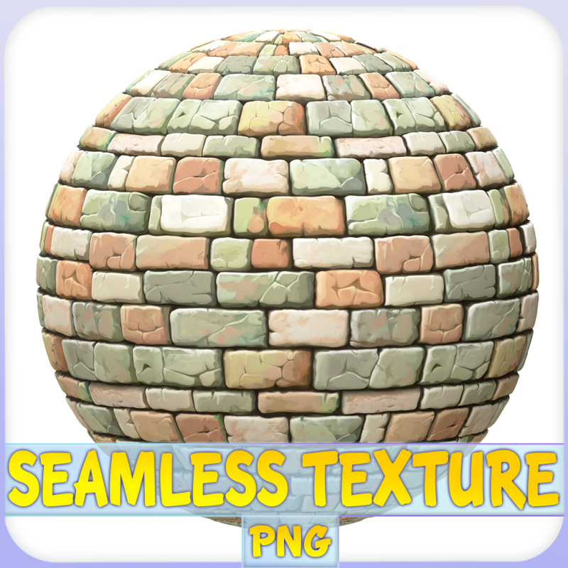 Stylized Wall Seamless Texture CG Textures .c4d .max .obj .3ds .fbx .stl .blend 