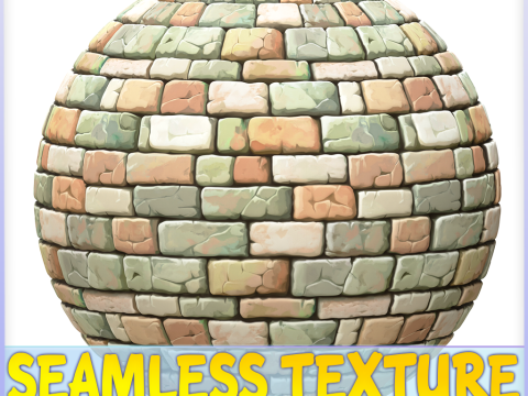 Stylized Wall Seamless Texture CG Textures
