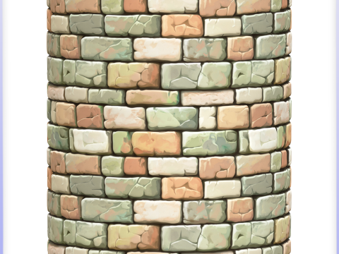Stylized Wall Seamless Texture CG Textures
