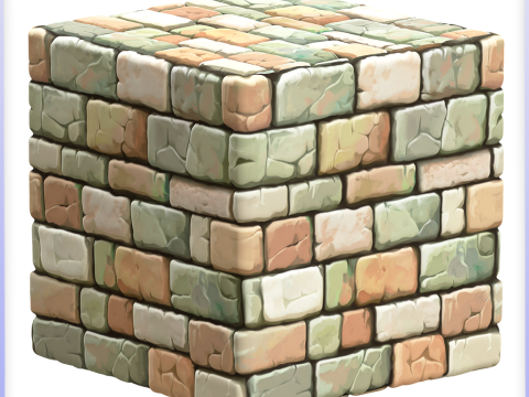 Stylized Wall Seamless Texture CG Textures