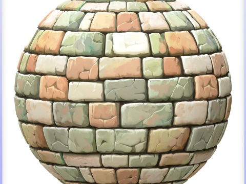 Stylized Wall Seamless Texture CG Textures