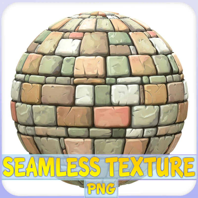 Stylized Wall Seamless Texture CG Textures .c4d .max .obj .3ds .fbx .stl .blend 