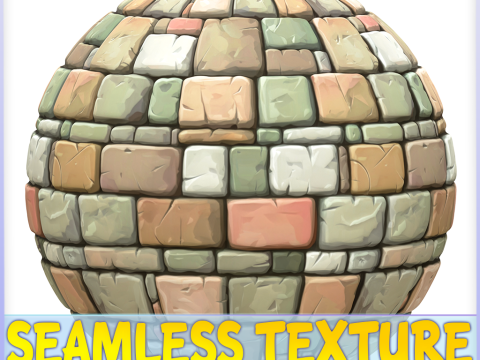 Stylized Wall Seamless Texture CG Textures