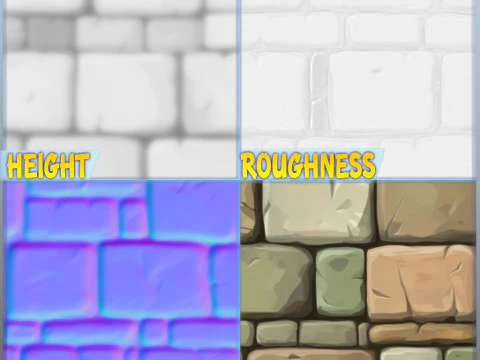 Stylized Wall Seamless Texture CG Textures