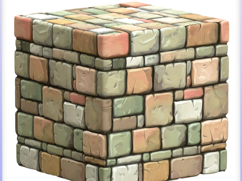 Stylized Wall Seamless Texture CG Textures