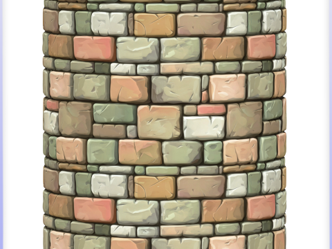 Stylized Wall Seamless Texture CG Textures