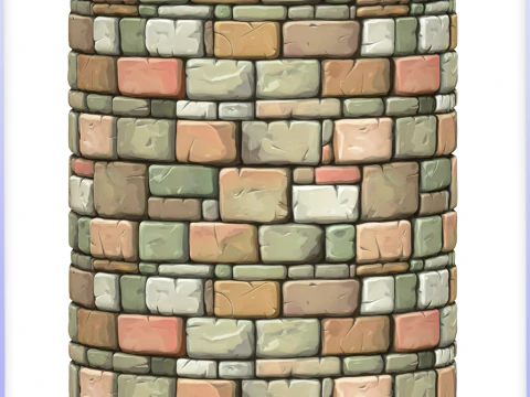Stylized Wall Seamless Texture CG Textures