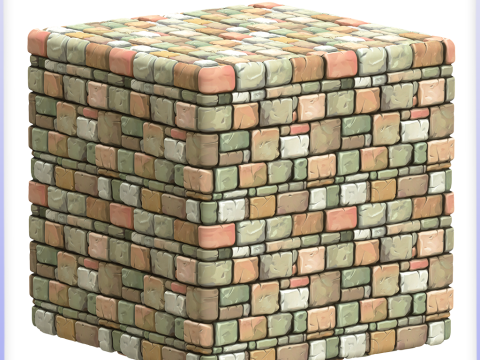 Stylized Wall Seamless Texture CG Textures