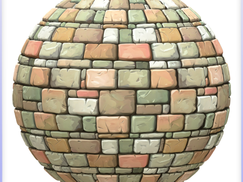 Stylized Wall Seamless Texture CG Textures