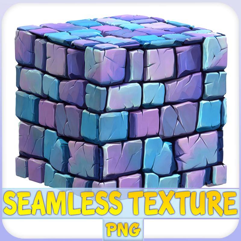 Stylized Wall Seamless Texture CG 텍스쳐 .c4d .max .obj .3ds .fbx .stl .blend 