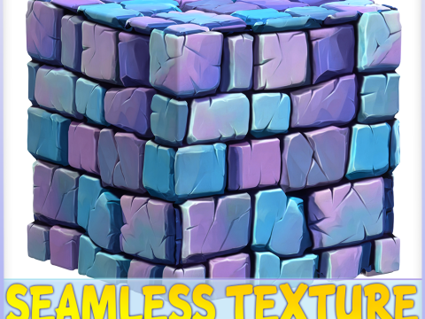 Stylized Wall Seamless Texture CG 纹理