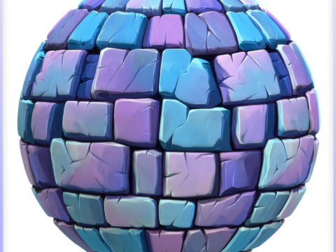 Stylized Wall Seamless Texture CG 텍스쳐