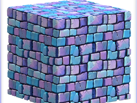 Stylized Wall Seamless Texture CG 텍스쳐
