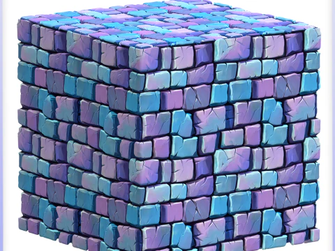 Stylized Wall Seamless Texture CG Textures